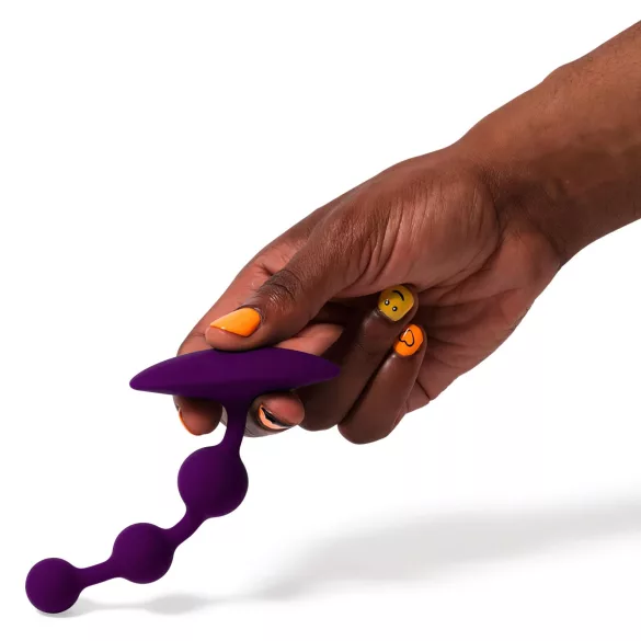 ROMP Amp - analni dildo s kuglicama - ljubičasti
