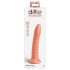 Dillio Wild Thing - rebrasti dildo (19cm) - narančasta