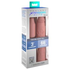  X-TENSION Elite 3 - produžetak za penis - prilagodljiva veličina - prirodna boja
