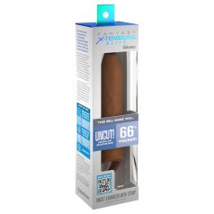   X-TENSION Elite - produžetak za penis s otvorenim vrhom - tamna natur boja