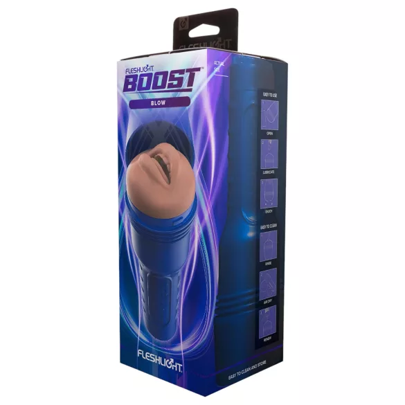 Fleshlight Boost Blow - realistični masturbator u obliku usta - natur