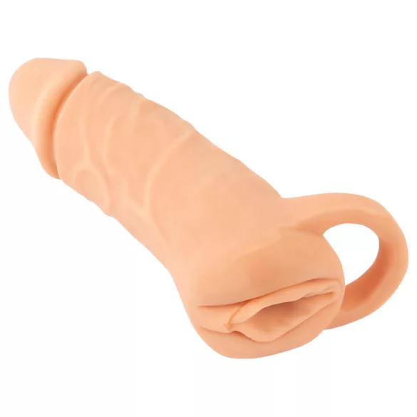 Nature Skin - penis navlaka i umjetna vagina - 18 cm - natur