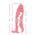 Nature Skin - penis navlaka i umjetna vagina - 18 cm - natur