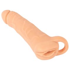   Nature Skin - 2u1 umjetna vagina i penis rukav - 23 cm - natur