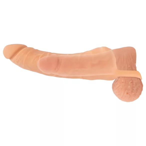 Nature Skin - 2u1 umjetna vagina i penis rukav - 23 cm - natur