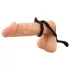 Erecto - prsten za penis i testise - crna