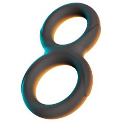 Erecto - dupla prsten za penis - crna