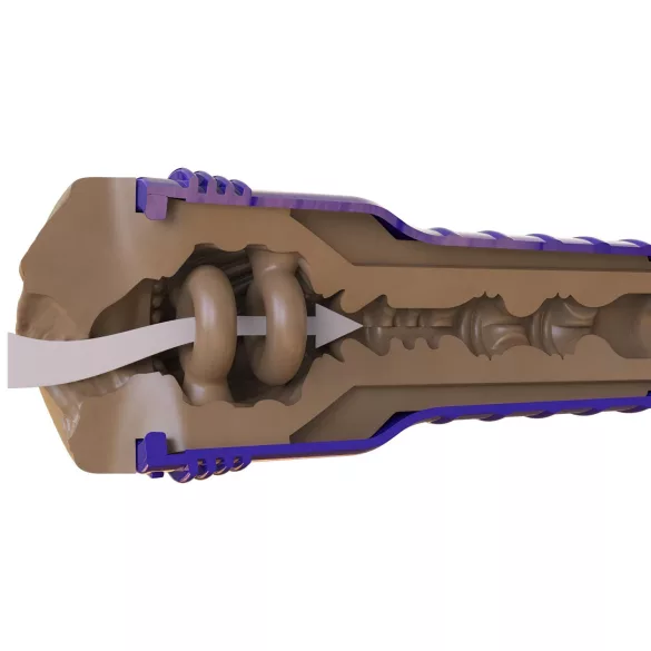 Fleshlight Boost Bang - realistična umjetna vagina masturbator - smeđa