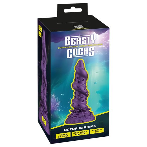 Beasty Cocks Octopus Prime - ljubičasti dildo u obliku hobotnice