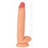 Realistixxx Pravi Div - ekstra veliki dildo s testisima (prirodni)