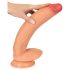 Realistixxx Pravi Div - ekstra veliki dildo s testisima (prirodni)
