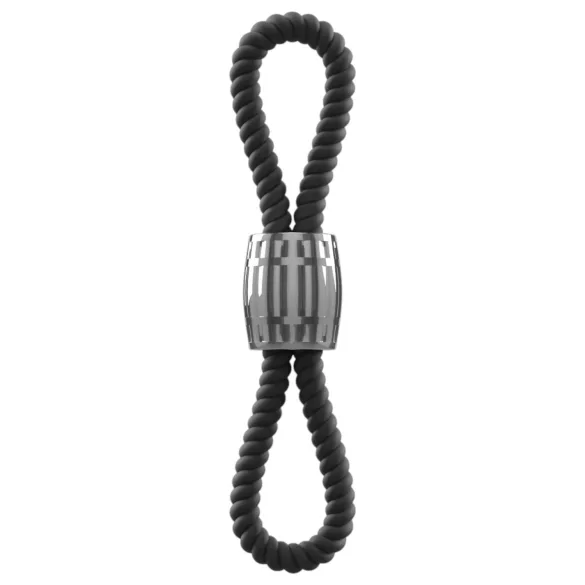 Rebel Cock Strap - podesiva dupla silikonska penis-petlja (87 g)