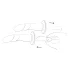 ROMP Piccolo - pegging set - crno plavi