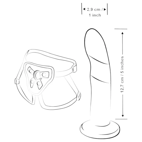ROMP Piccolo - pegging set - crno plavi