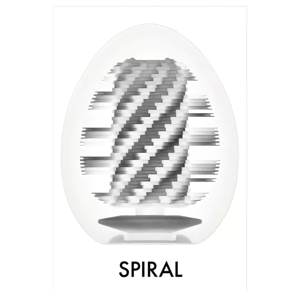 TENGA Egg Spiral Stronger - masturbator u obliku jajeta - pakiranje 6 komada