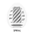 TENGA Egg Spiral Stronger - masturbator u obliku jajeta - pakiranje 6 komada