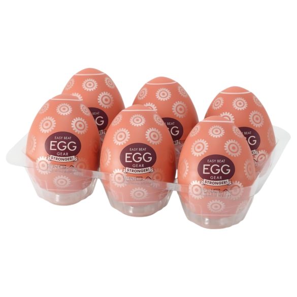 TENGA Egg Gear Stronger - masturbator jaje za muškarce - pakiranje 6 komada