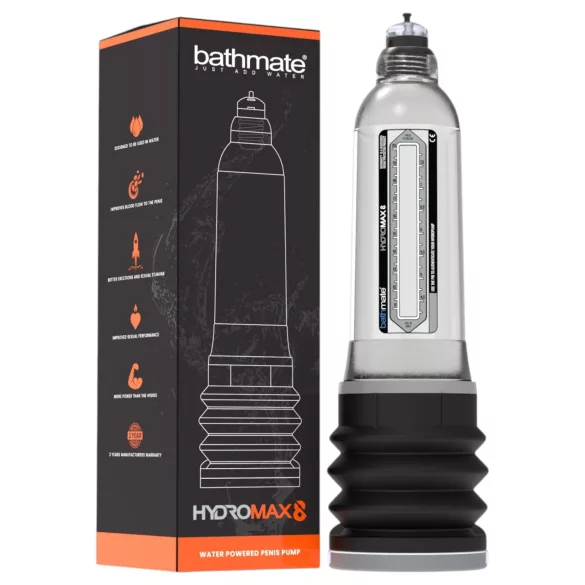 Bathmate Hydromax8 - hidropumpa (prozirna)