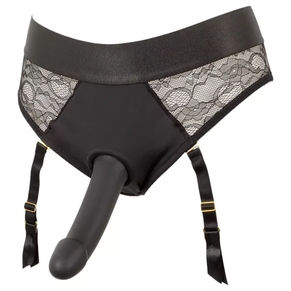 You2Toys - strap-on dildo s gaćicama - crni
