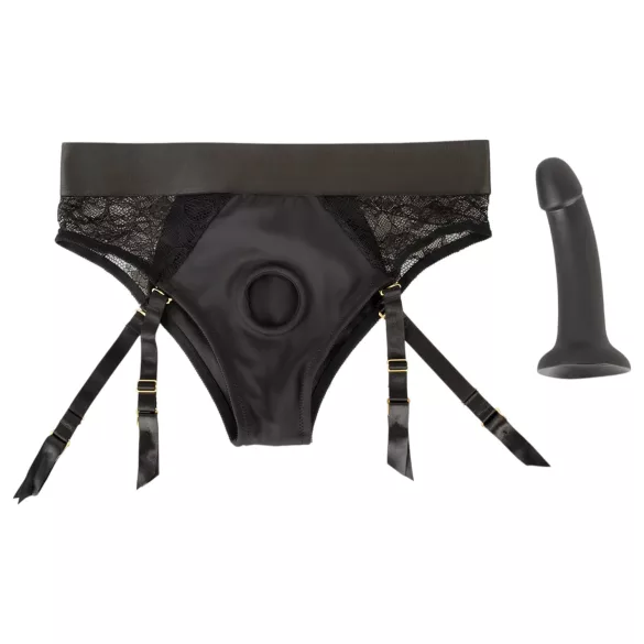 You2Toys - strap-on dildo s gaćicama - crni