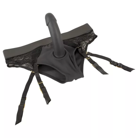 You2Toys - strap-on dildo s gaćicama - crni