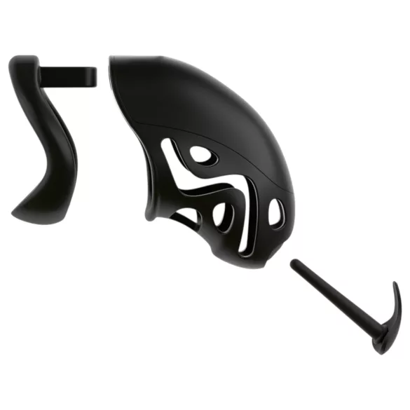 You2Toys - penisni kavez s penis plugom - crna