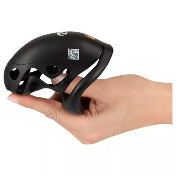 You2Toys - penisni kavez s penis plugom - crna