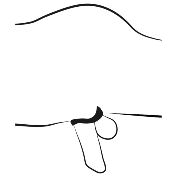 You2Toys - penisni kavez s penis plugom - crna