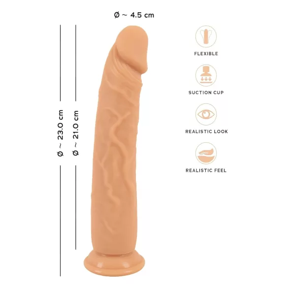 You2Toys - realistični dildo - 23 cm