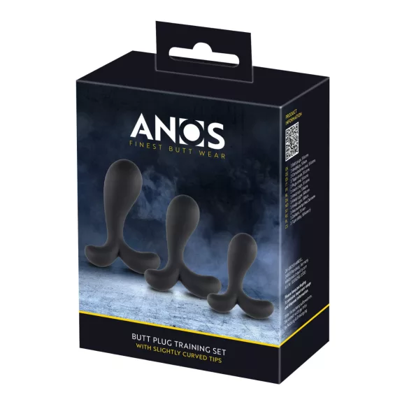 ANOS - set analnih trenažnih plugova - crna