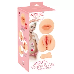 Nature Skin - masturbator za vaginu i usta (naturalan)