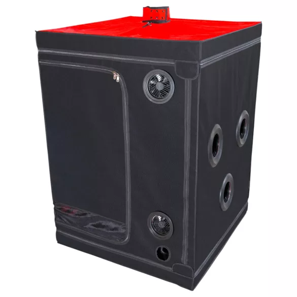 Secretdome - BDSM seks kabina s prorezima (crna)