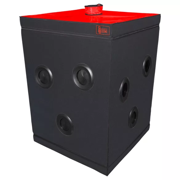 Secretdome - BDSM seks kabina s prorezima (crna)