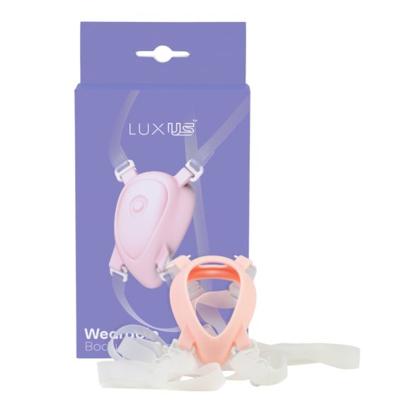 Luksuzni podesivi remen za vibrator za klitoris (bijeli)