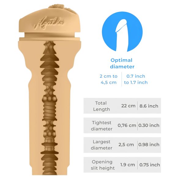 Kiiroo Agatha Vega - masturbator za muškarce - PowerBlow kompatibilan - natur