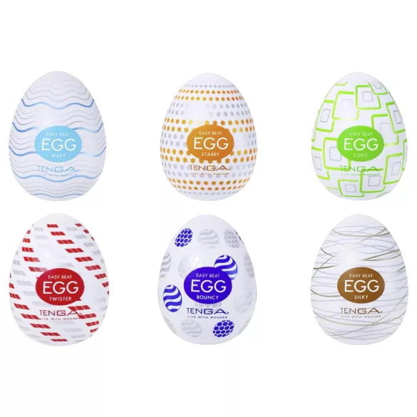 TENGA Variety - set masturbatora jaja - 6 komada