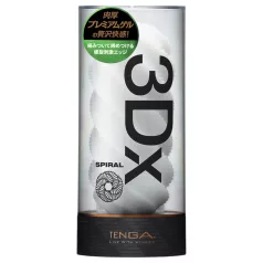 TENGA 3Dx Spiral - masturbator sa spiralnim uzorkom (bijeli)