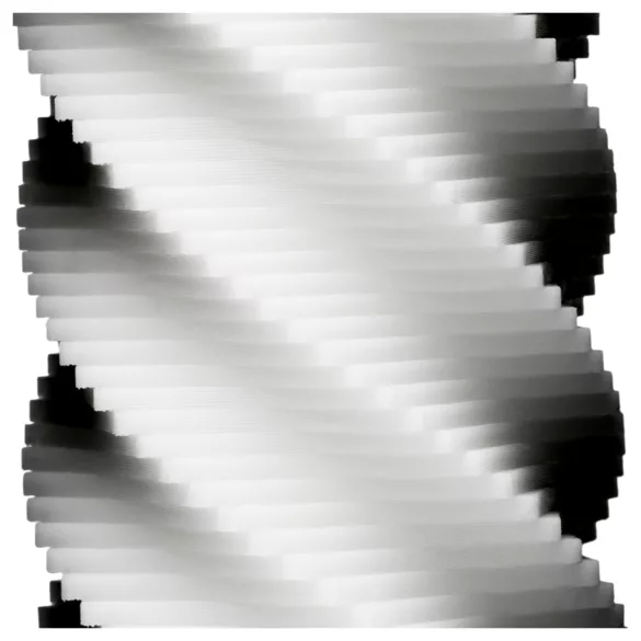 TENGA 3Dx Spiral - masturbator sa spiralnim uzorkom (bijeli)