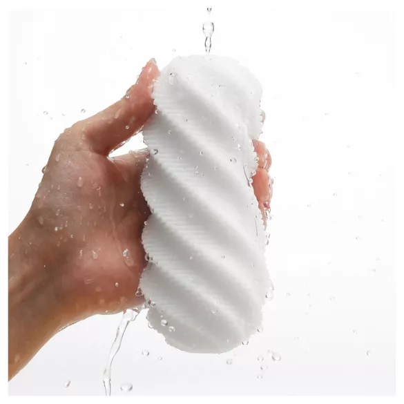 TENGA 3Dx Spiral - masturbator sa spiralnim uzorkom (bijeli)