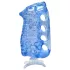 Fleshlight Fleshskins Grip Blue Ice - obostrano otvoreni masturbator (plavi)
