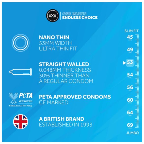 EXS - ultra tanka kondom - 3 komada