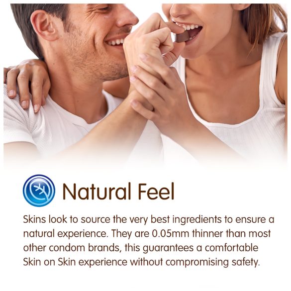 Skins - kondom s okusom čokolade - 4 komada