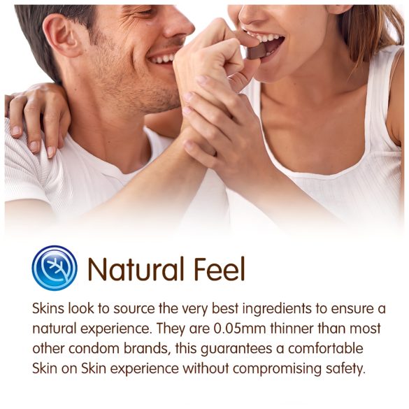 Skins - kondomi s okusom čokolade - 8 komada