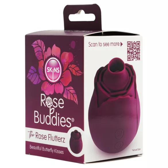 Skins Rose Flutterz - akumulatorski vibrator za klitoris (ljubičasti)
