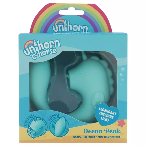 Unihorn C-Horse - vibrator za stimulaciju G-točke i klitorisa (tirkizna)