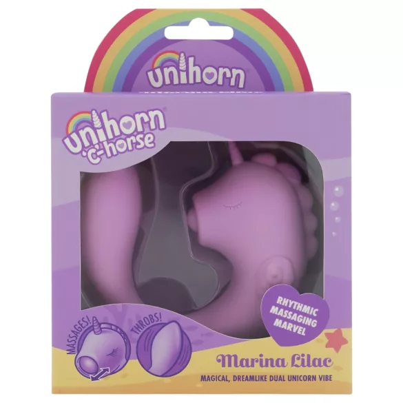 Unihorn C-Horse - vibrator za G-točku i klitorisni stimulator (ljubičasti)