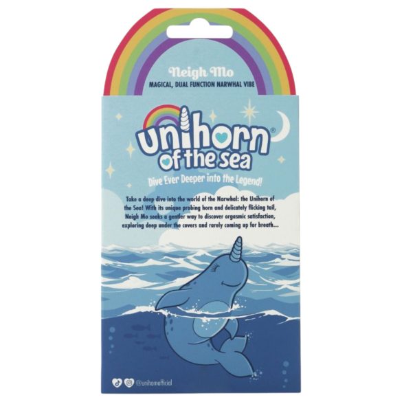 Unihorn Of The Sea - vibrator za klitoris na baterije - plavi