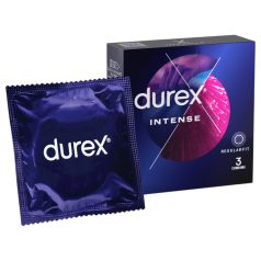 Durex Intense - rebrasti i točkasti kondom - 3 komada