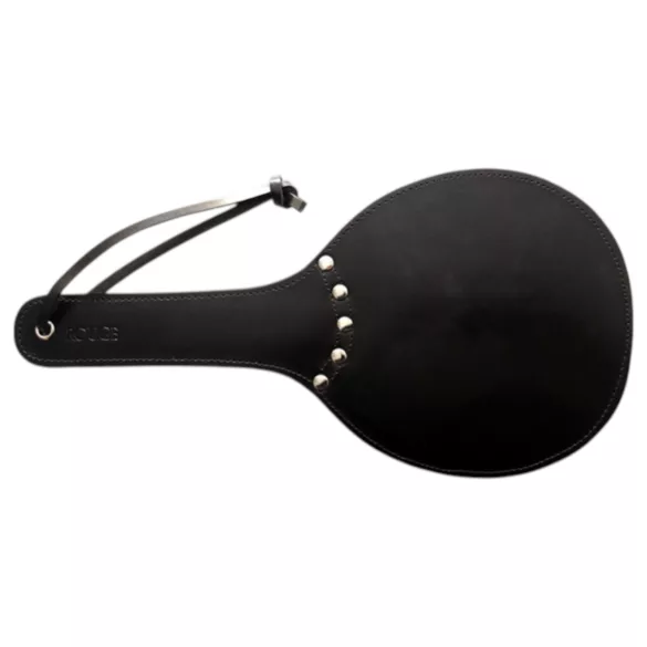 Rouge - kožni paddle s tvrdim i mekim stranama - crveni