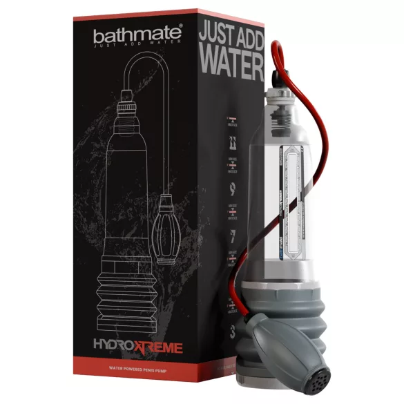 Bathmate HydroXtreme 9 - hidropumpa, bez dodataka (prozirna)